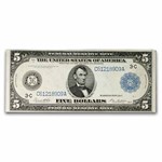 1914 (C -Philadelphia) $5.00 FRN VF+ (Fr#855A)