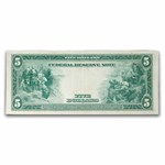 1914 (C -Philadelphia) $5.00 FRN VF+ (Fr#855A)