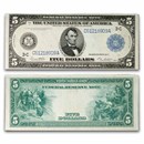 1914 (C -Philadelphia) $5.00 FRN VF+ (Fr#855A)