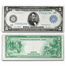 1914 (C -Philadelphia) $5.00 FRN VF+ (Fr#855A)