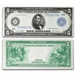 1914 (C -Philadelphia) $5.00 FRN VF+ (Fr#855A)
