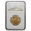 1914-D $10 Indian Gold Eagle MS-62 NGC