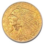1914-D $2.50 Indian Gold Quarter Eagle MS-63 PCGS CAC