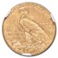1914-D $2.50 Indian Gold Quarter Eagle MS-65 NGC (Green Label)