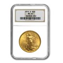 1914-D $20 Saint-Gaudens Gold Double Eagle MS-63 NGC