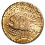 1914-D $20 St Gaudens Gold Double Eagle MS-63 PCGS
