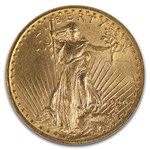 1914-D $20 St Gaudens Gold Double Eagle MS-65 NGC