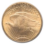 1914-D $20 St Gaudens Gold Double Eagle MS-65+ PCGS