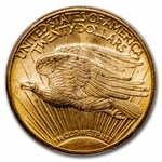 1914-D $20 St Gaudens Gold Double Eagle MS-65 PCGS