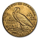1914-D $5 Indian Gold Half Eagle AU