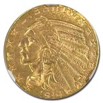 1914-D $5 Liberty Gold Half Eagle MS-65 NGC