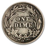 1914-D Barber Dime VF