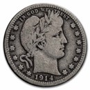 1914-D Barber Quarter VG
