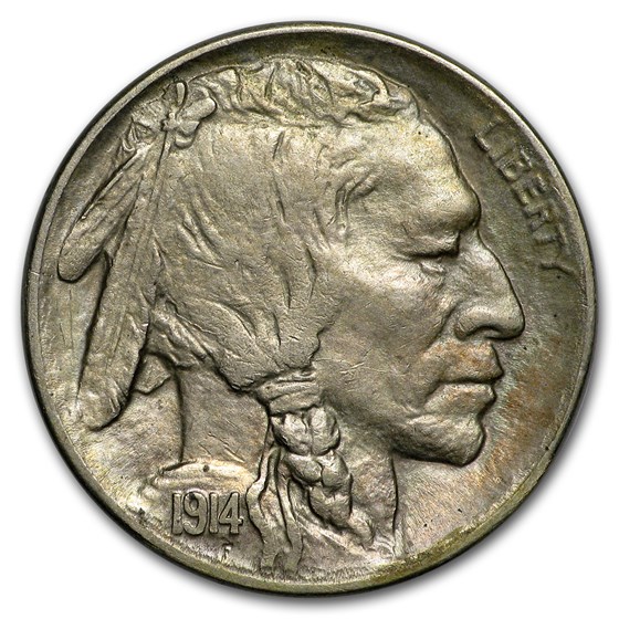 1914-D Buffalo Nickel AU 1914-D Buffalo Nickel AU