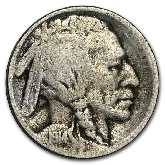 1914-D Buffalo Nickel Good 1914-D Buffalo Nickel Good