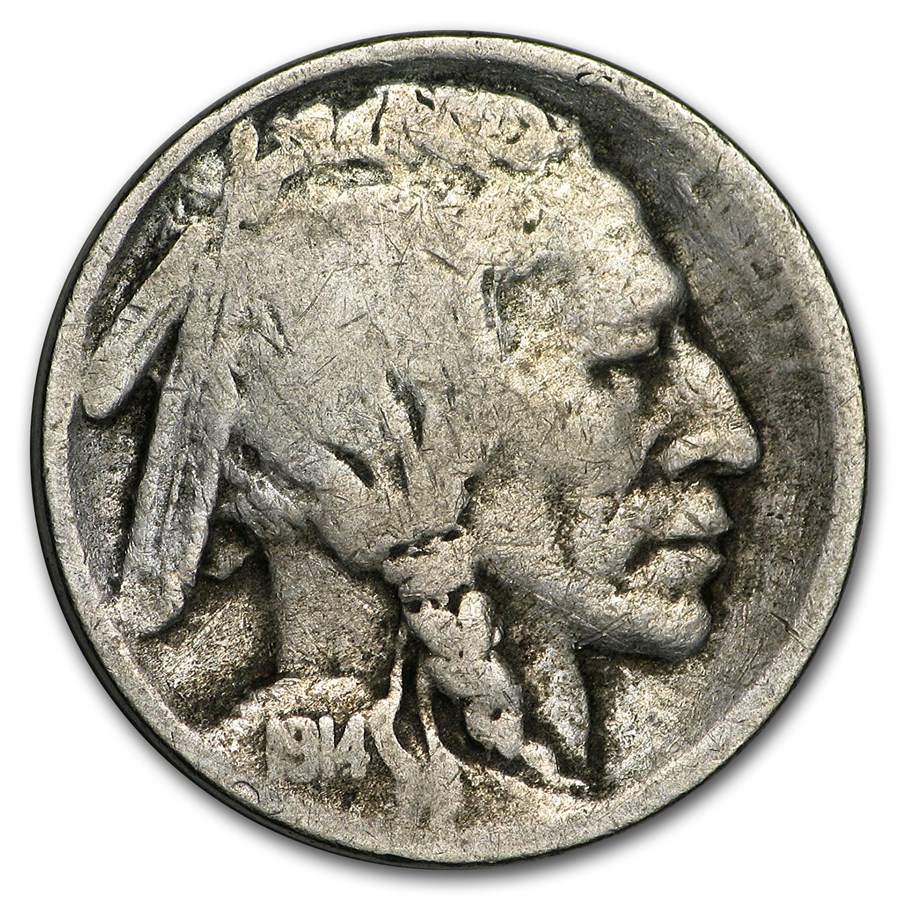 1914-D Buffalo Nickel Good