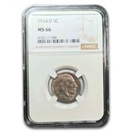 1914-D Buffalo Nickel MS-66 NGC