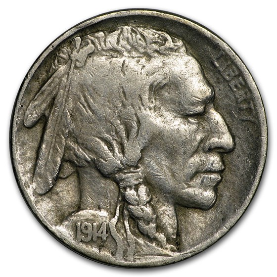 1914-D Buffalo Nickel VF 1914-D Buffalo Nickel VF