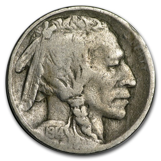 1914-D Buffalo Nickel VG
