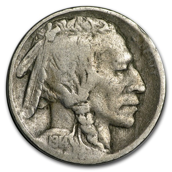 1914-D Buffalo Nickel VG 1914-D Buffalo Nickel VG