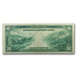 1914 (D-Cleveland) $10 FRN VF (Fr#918)