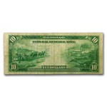 1914 (D-Cleveland) $10 FRN VF (Fr#919A)