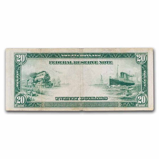 1914 (D-Cleveland) $20 FRN Fine (Fr#979A) 1914 (D-Cleveland) $20 FRN Fine (Fr#979A)