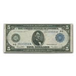 1914 (D-Cleveland) $5.00 FRN VF (Fr#859A)