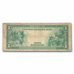 1914 (D-Cleveland) $5.00 FRN VG (Fr#835b) Red Seal