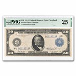 1914 (D-Cleveland) $50 FRN VF-25 PMG (Fr#1038)