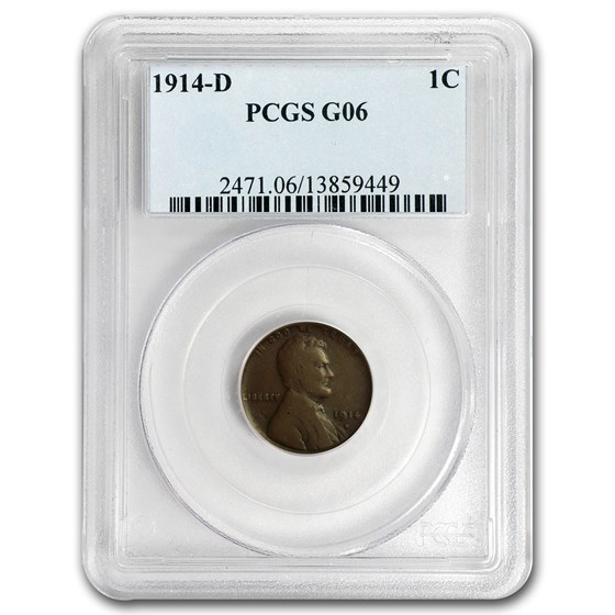 1914-D Lincoln Cent Good-6 PCGS