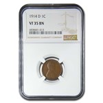 1914-D Lincoln Cent VF-35 NGC