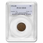 1914-D Lincoln Cent XF-40 PCGS