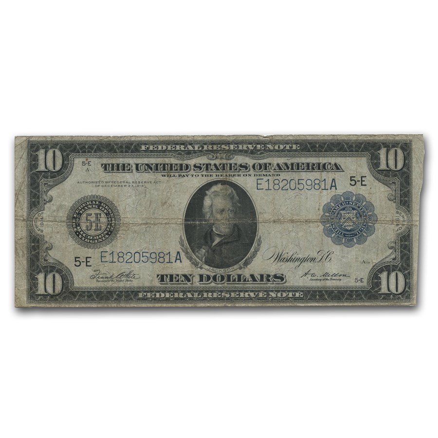 1914 (E-Richmond) $10 FRN Fine (Fr#TBD)