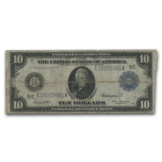 1914 (E-Richmond) $10 FRN Fine (Fr#TBD) 1914 (E-Richmond) $10 FRN Fine (Fr#TBD)