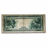1914 (E-Richmond) $5.00 FRN Fine (Fr#863A)
