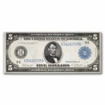 1914 (E-Richmond) $5.00 FRN VF (Fr#862)