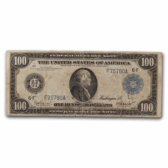 1914 (F-Atlanta) $100 FRN VG (Fr#1104)