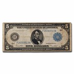 1914 (F-Atlanta) $5.00 FRN F (Fr#867A)