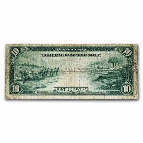 1914* (G-Chicago) $10 FRN Fine (Fr#930) Star Note 1914* (G-Chicago) $10 FRN Fine (Fr#930) Star Note