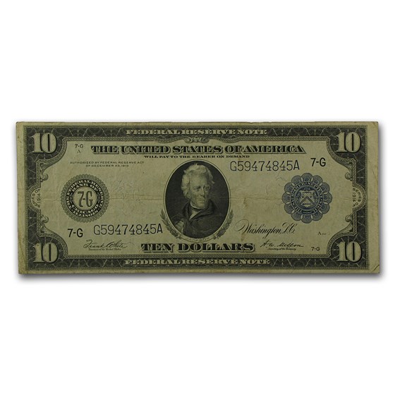 1914 (G-Chicago) $10 FRN VF (Fr#931A) 1914 (G-Chicago) $10 FRN VF (Fr#931A)
