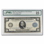 1914 (G-Chicago) $20 FRN VF-25 PMG (Fr#991a)