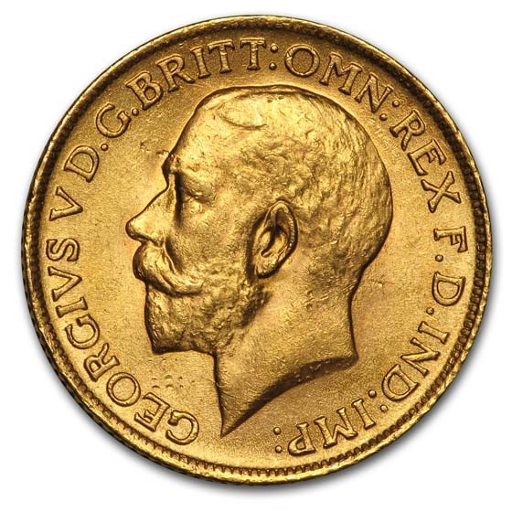 1914 Great Britain Gold Sovereign George V BU 1914 Great Britain Gold Sovereign George V BU