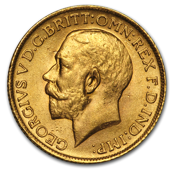 1914 Great Britain Gold Sovereign George V BU 1914 Great Britain Gold Sovereign George V BU