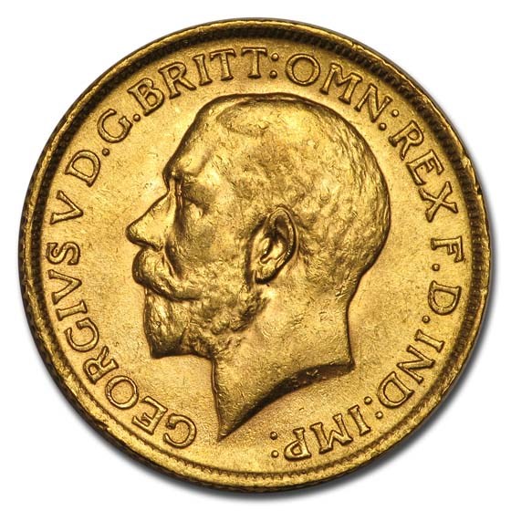 1914 Great Britain Gold Sovereign George V BU 1914 Great Britain Gold Sovereign George V BU