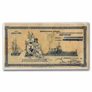 1914 Greece World War I 5 Drachmas Share Certificate
