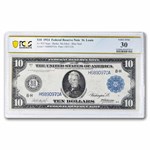 1914 (H-St. Louis) $10 FRN VF-30 PCGS (Fr#932)