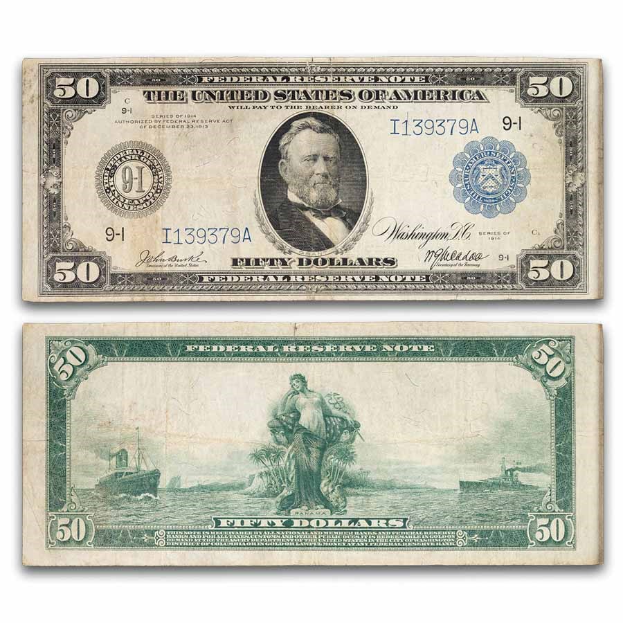 1914 (I-Minneapolis) $50 FRN VF (Fr#1056)