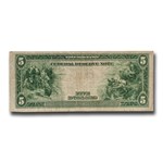 1914 (J-Kansas City) $5.00 FRN Fine (Fr#883)