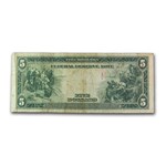 1914 (K-Dallas) $5.00 FRN Fine (Fr#887)